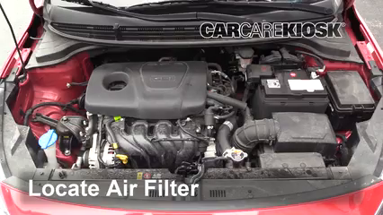 2018 Kia Rio S 1.6L 4 Cyl. Sedan Air Filter (Engine) Check